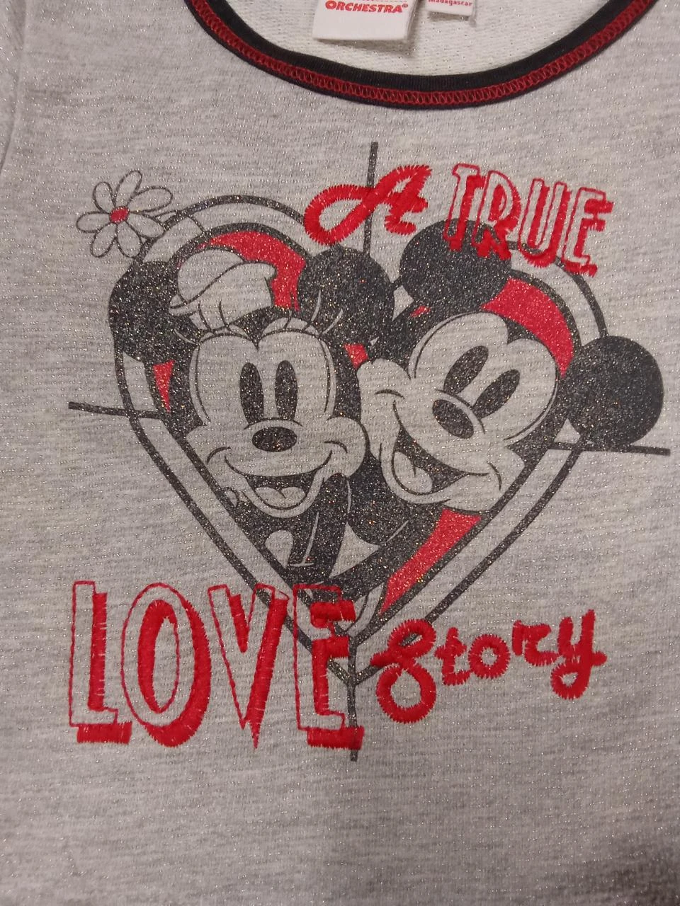 Pretty long-sleeved Minnie and Mickey Disney & Orchestra dress, 3 years – photo 5